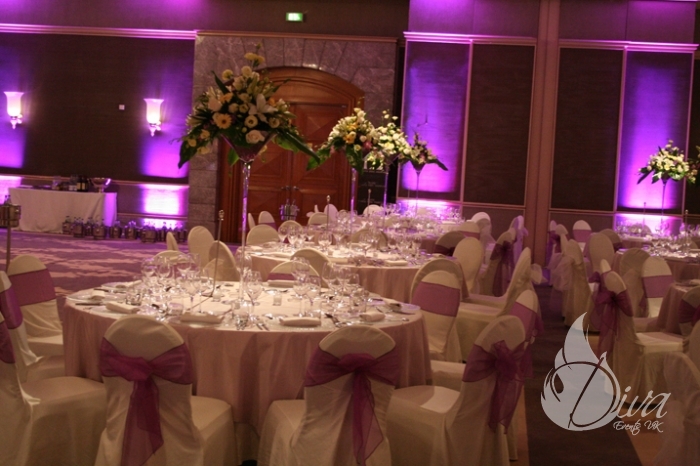 Diva Events Uk Wedding Chair Covers Event Table Decor